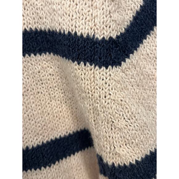 Faherty Kent Sweater Hoodie Stripes XS tassel Nautical Beachy Academia preppy - Picture 9 of 14